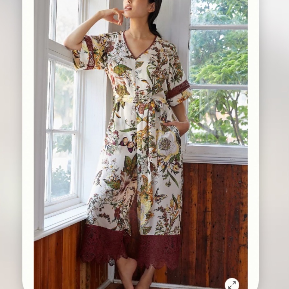 NWT Anthropologie TINY Floral Lace Jumpsuit